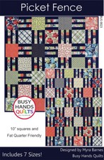 Moda WITH PICKET FENCE QUILT PATTERNS BUSY HA...
