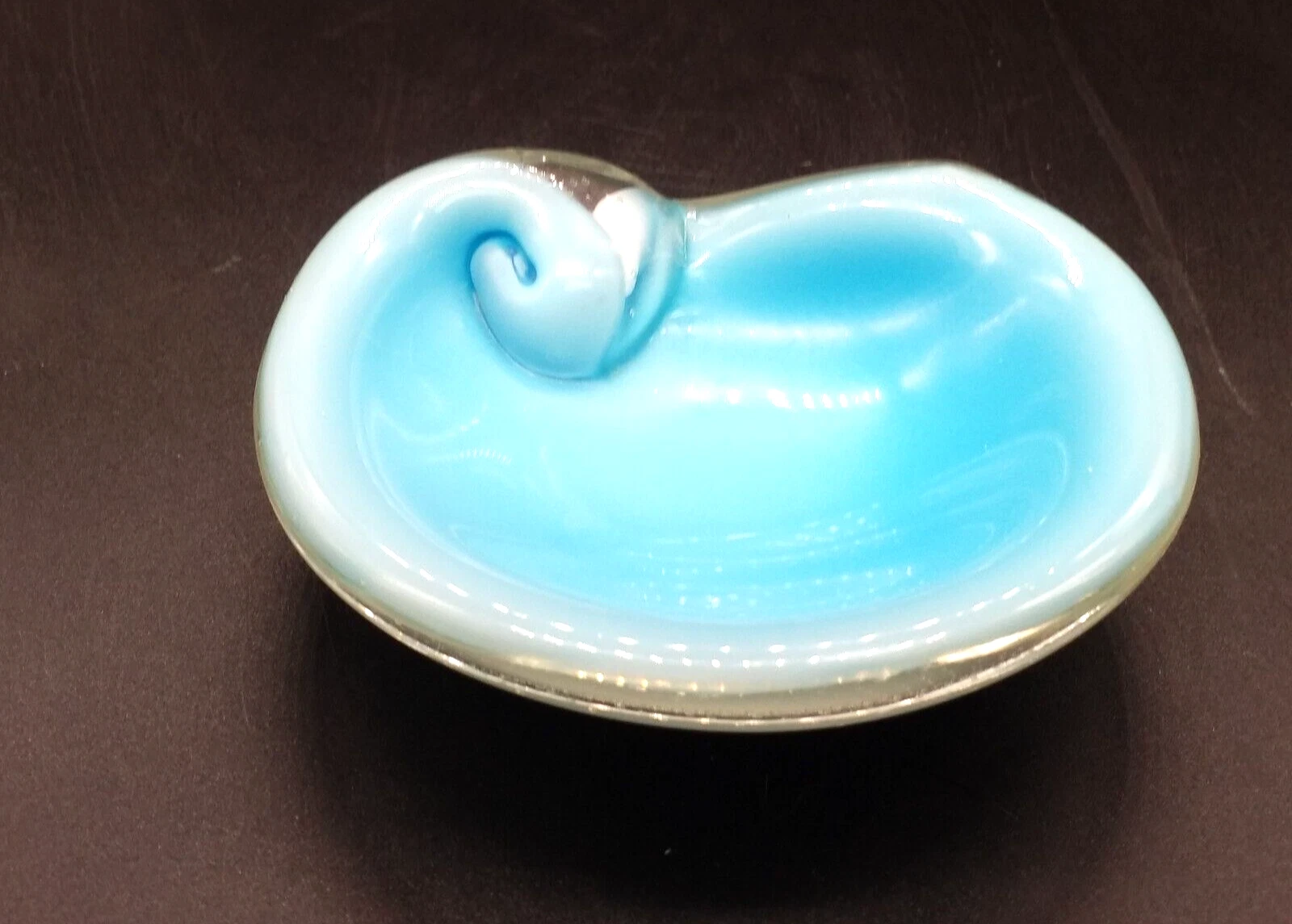 Ivima Glass Ash Tray or Small Bowl from Portugal