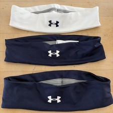 Trzy damskie opaski do biegania Under Armour