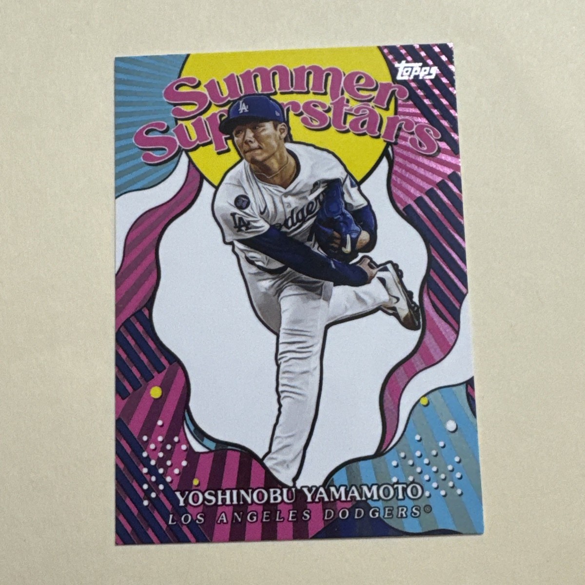 2025 Topps Series 2 #SS-33 Yoshinobu Yamamoto LA Dodgers