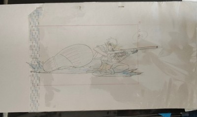 **NEW**  Hellsing Ultimate SERAS VICTORIA Genga sketch set