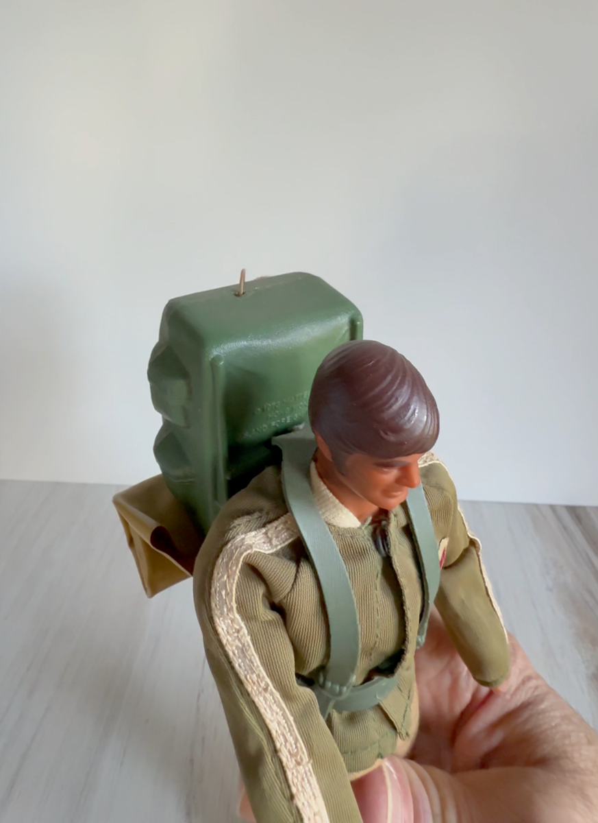 BIG JIM Action Figure w/Pull String Talking Backpack Complete w