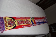 Bufanda Partido España vs Paraguay - Mundial Sudáfrica 2010 (Histórica - Cuartos
