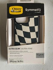 OtterBox iPhone 16 Pro Symmetry Series Case with MagSafe - Wavy Charcoal: Solid