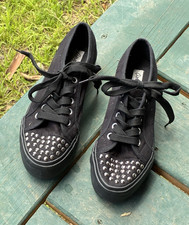 Aéropostale Black Canvas Platform Sneakers S...