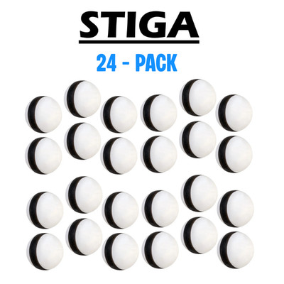 Stiga Table Tennis Ping Pong Balls 24 Pack Professional Tournament Quality