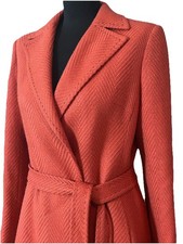 Toller Vintage Wickel-Mantel Gr.40 Korallenrot von VETONO/ VERTONO