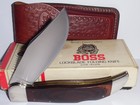VINTAGE CASE XX USA 9 DOT 1971, P172L BOSS LOCKBACK KNIFE w/SHEATH & BOX. UNUSED — photo 5