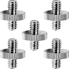 1/4" Male to 1/4" Male Threaded Metal Adapter 1/4 Inch Double Male Screw Adapter