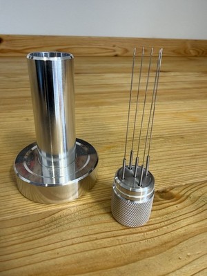 WDT Tool Kaffeerührer Espresso-Verteilerwerkzeug CNC 100% Aluminium für ECM