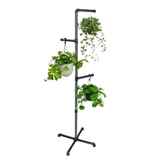 Hanging Plant Stand, Plant Hanger Indoor, Corner Hanging Plant Stand, Black M...