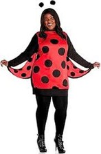Disfraz Love Bug Ladybug Adulto Mujer Plus Halloween en Rojo
