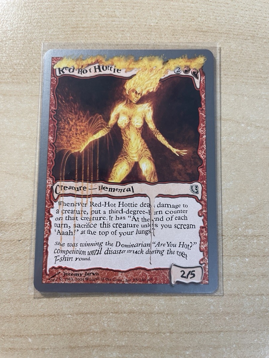 red hot hottie mtg card (Promo) - Flesh & Blood TCG She was winning the Dominarian Are You Hot Similar cards to Red-Hot Hottie