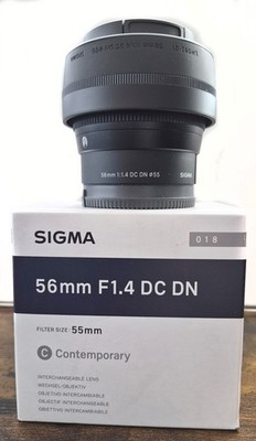 Sigma DC DN 56mm F1.4 Standard Lens - Black-Sony E mount