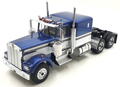 KK Scale Road Kings 1/18 Scale RK180123 - Kenworth W900 - Metallic Blue