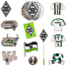 Borussia Mönchengladbach Pin Anstecker Raute Bökelberg Fahne Stadion Schal VFL