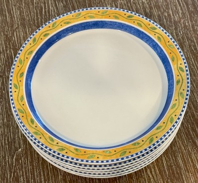 Dansk Bistro KOBENHAVN Lunch Salad Plates 9'' - Set of 6