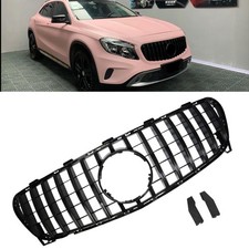 K&uuml;hlergrill Grill Schwarz f&uuml;r Mercedes GLA X156 Facelift K&uuml;hlergitter ab 2017