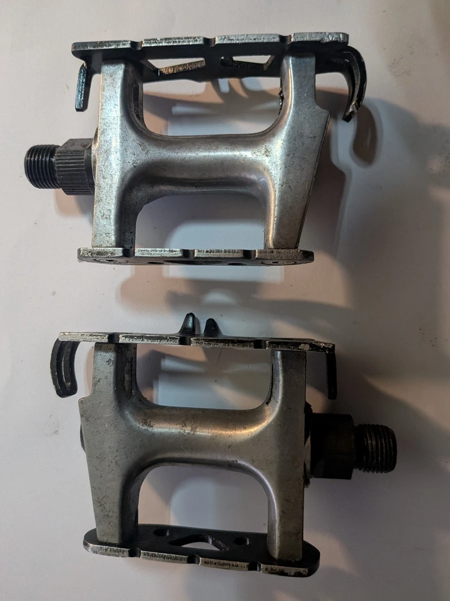 Paire De Pédales Vélo Course Anciennes - Marque Ideale - Pour Vélo De Route