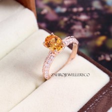 Natural Citrine Ring, Beautiful Ring, Birthday Gift Ring, Engagement Ring