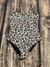 Buc-ee's Leopard Print Swimsuit Youth Small