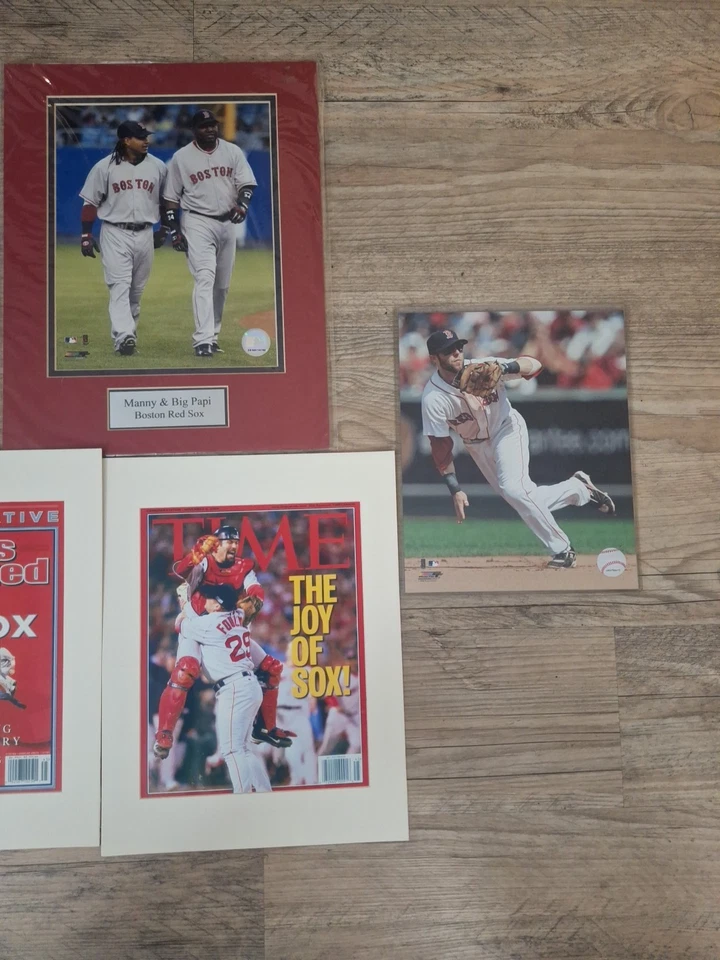Lot of 10 Boston Red Sox Pictures Magazine Covers Photo File Sports Illustrated - Image 4 of 4