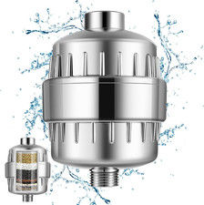25 Stage Shower Filter for Hard Water Removes Chlorine Easy Install Water Filter