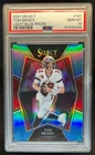 2021 Select Tom Brady Light Blue Prizm Premier Level #86/99 Buccaneers PSA 10