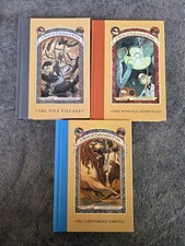 A Series Of Unfortunate Events Books 7-9, Three Book Lot Lemony Snicket 1st Ed.
