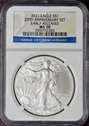 2011 American Silver Eagle - NGC MS70 ER 25th Anniversary Set - ✪COINGIANTS✪