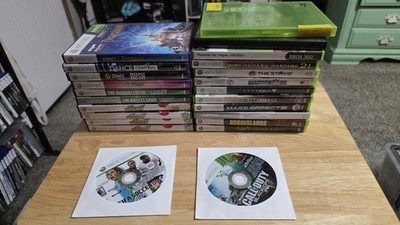 Xbox 360 24 Game Lot (COD, Watch Dogs, Kinect, Sports, Mass Effect) (Tested)