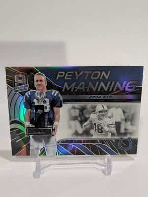Peyton Manning /75 Hyper Tribute 2004 mvp - 2020 Panini Spectra - T-PM4