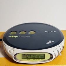 Sony D-EJ360 Navy Blue CD Walkman PSYC G-Protection Portable Player - Tested