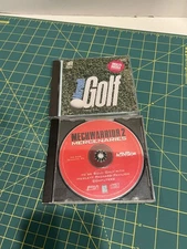 📦 Microsoft Golf (Windows PC CD-ROM, 1993 w/ Manual, Tested Works Mechwarrior 2