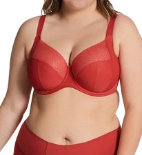 Sculptresse by Panache SALSA RED Bliss Full Cup Underwire Bra, US 38L, UK 38HH