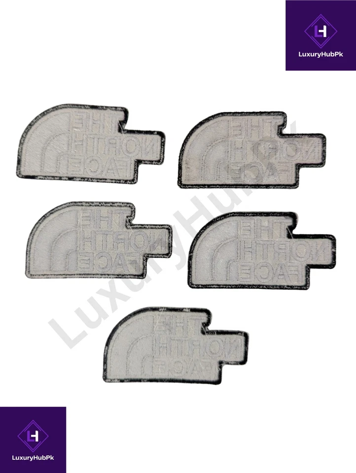 5 pcs Outdoor Hiking Mountain Gear TNF Iron-On Patch Sportswear style - Image 2 of 4