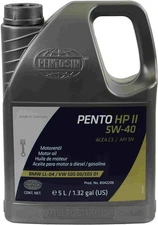 5 LiTer 5W40 PENTO HIGH PERFORMANCE II Synthetic Engine Motor Oil for BMW & MiNi