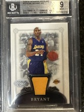 2006 Kobe Bryant Bowman Sterling Jersey #10 BGS 9