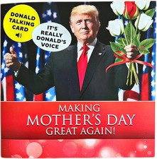 Talking Donald Trump Mother's Day Card - Hear Trump's Real Voice Deliver a Heart