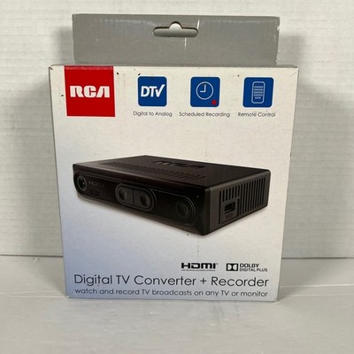 RCA DTA880 Digital TV Converter Box + Recorder 1080p HDMI USB DTV Tuner Black