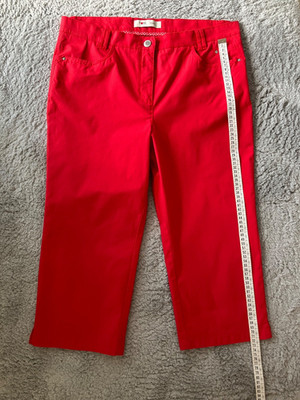 Toni Damen Hose Playa Super slim cs. Größe 42 rot neuwertig