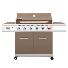 Royal Gourmet GA6402C 6-Burner BBQ Liquid Propane Gas Grill ,74,000 BTU, Coffee