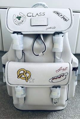 COACH SPRINT SKETCH PRINT CHALK/MULTI BACKPACK CAJ65 | eBay