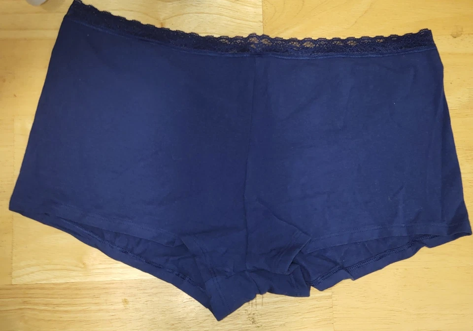 Vtg Victoria Secret XL Navy Petite Short/Shortie NWT - Image 2 of 4