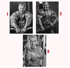Custom Lee Priest Bodybuilder Vintage Poster