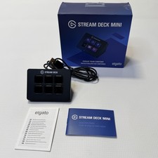 Elgato Stream Deck Mini 6-Key USB Streaming Control Pad 20GAI9901 W/ Box Black
