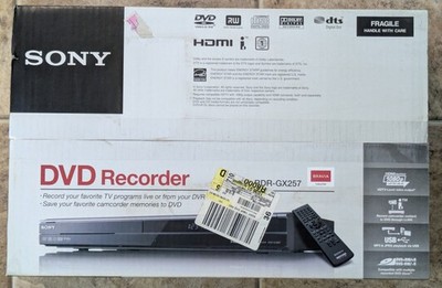 Brand New Sony RDR-GX257 DVD Recorder Player HDMI Sealed in Box