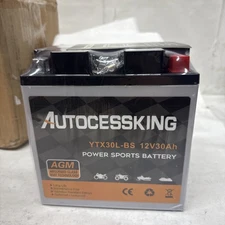 YTX30L-BS High Performance Maintenance Free Sealed AGM Motorcycle Battery ETX30L
