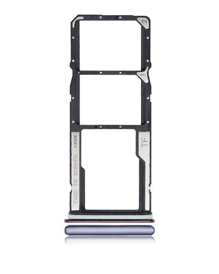 Dual Sim Card Tray Compatible For Xiaomi Redmi Note 10 / Note 10S (Onyx Gray)