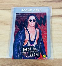 1998 Topps WCW/NWO Bret "The Hitman" Hart Wrestling Stickers S8 Rare